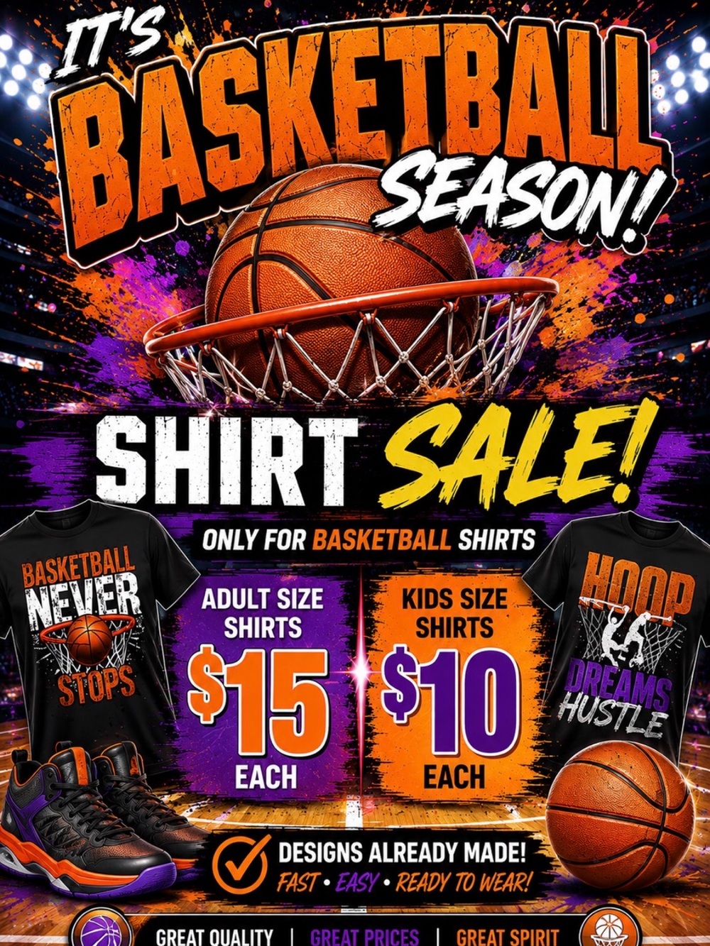Adult Basketball Shirt Designs – Game Day Ready! 🏀